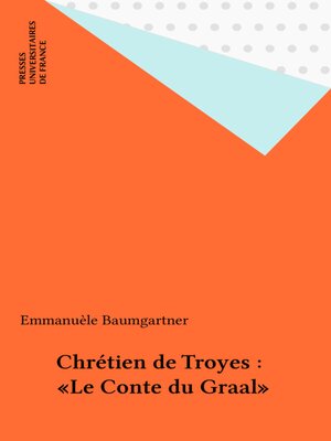 cover image of Chrétien de Troyes